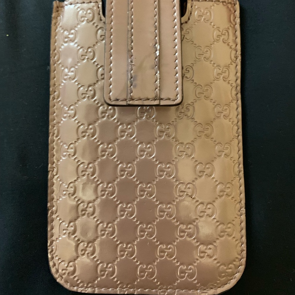 Little girls GUCCI Ro’se gold accessories case